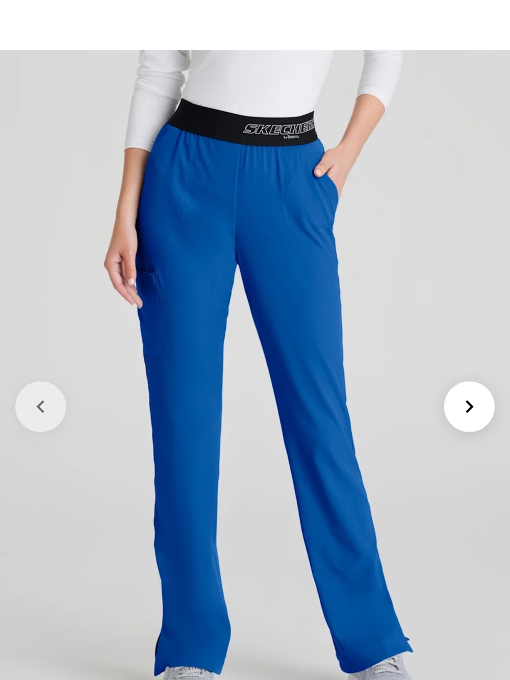 Skechers Women's Cobalt Blue Straight-Leg Pull-On Pants